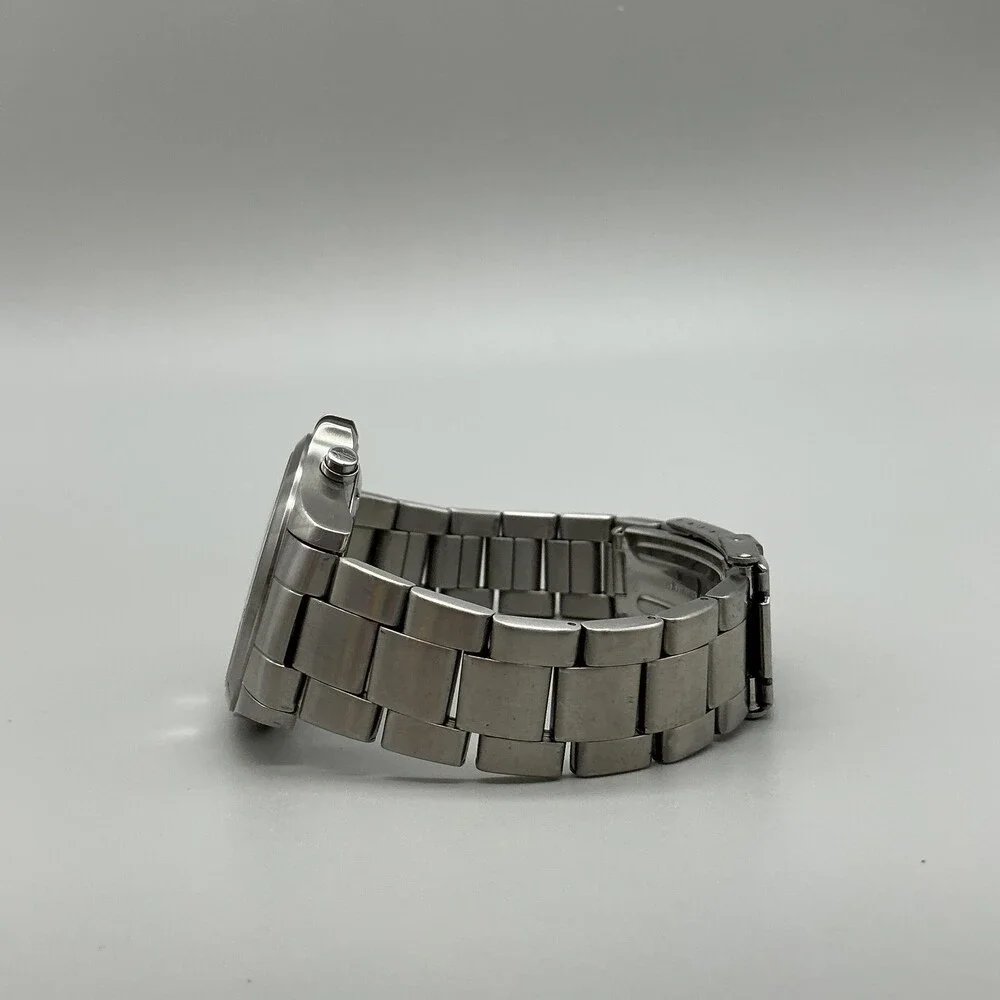 Citizen Chronograph WR100 Mens Watch 40mm Stainless For Parts Not Running